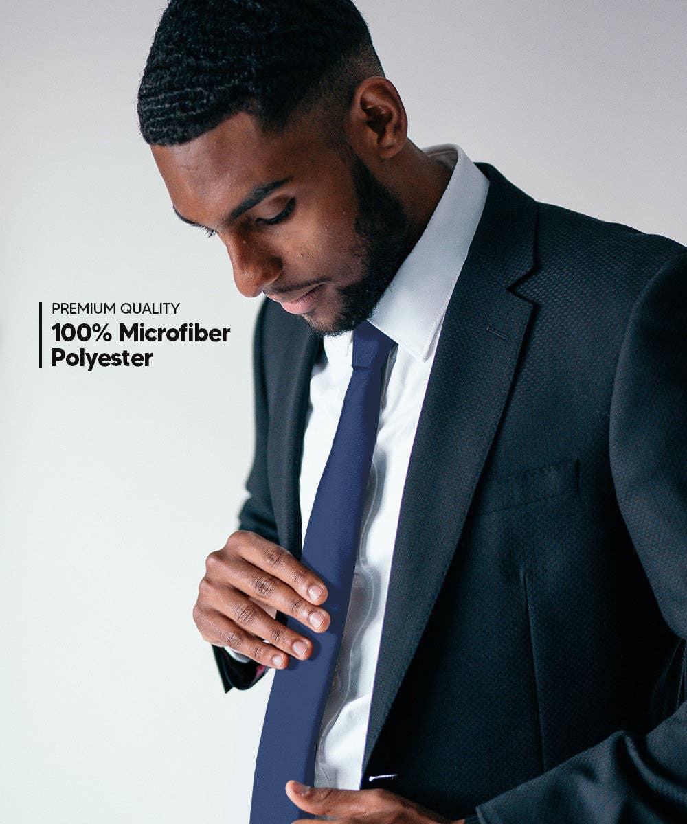 Dubal Brothers - Vente Cravate – homme - Cravate fine unie (4 paquets) par Vittorio Farina90