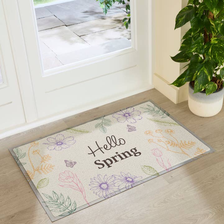 Hej vår inomhus utomhus dörrmatta (90 x 60 cm) för wholesale av Artsy Mats