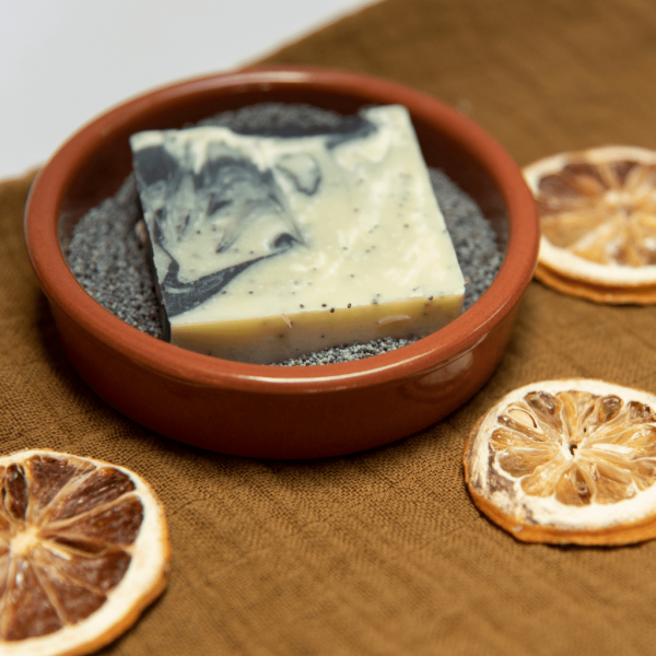 Earth Elements - Wholesale Bar Soap - Scrub Soap Bar Lemon Poppyseeds5