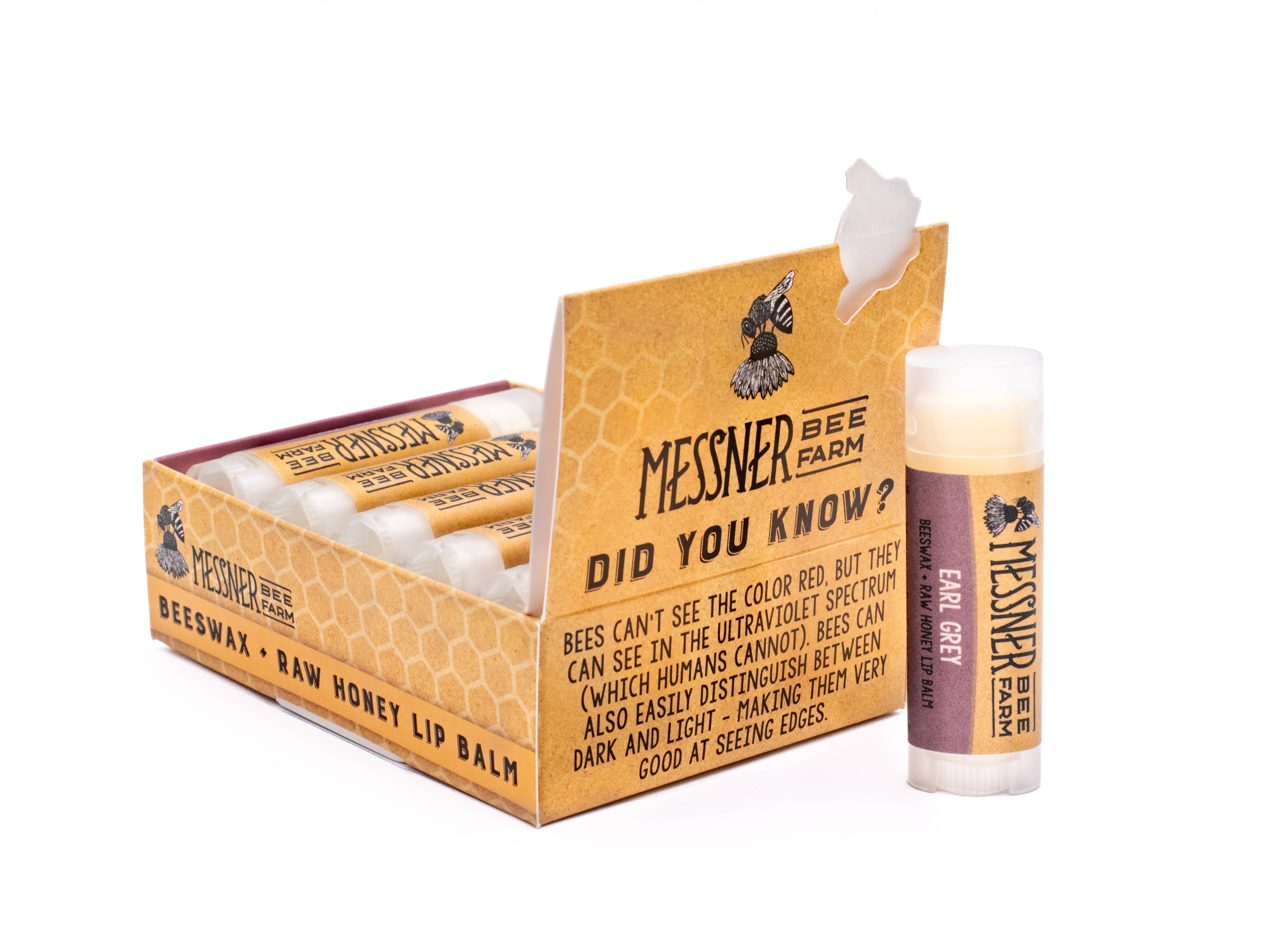 Messner Bee Farm - Wholesale Lip Balm - Earl Grey Lip Balm1