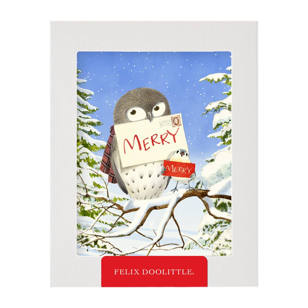 Felix Doolittle - Wholesale Season's Greetings Card - Twice the Merry - Boxed Holiday Cards0