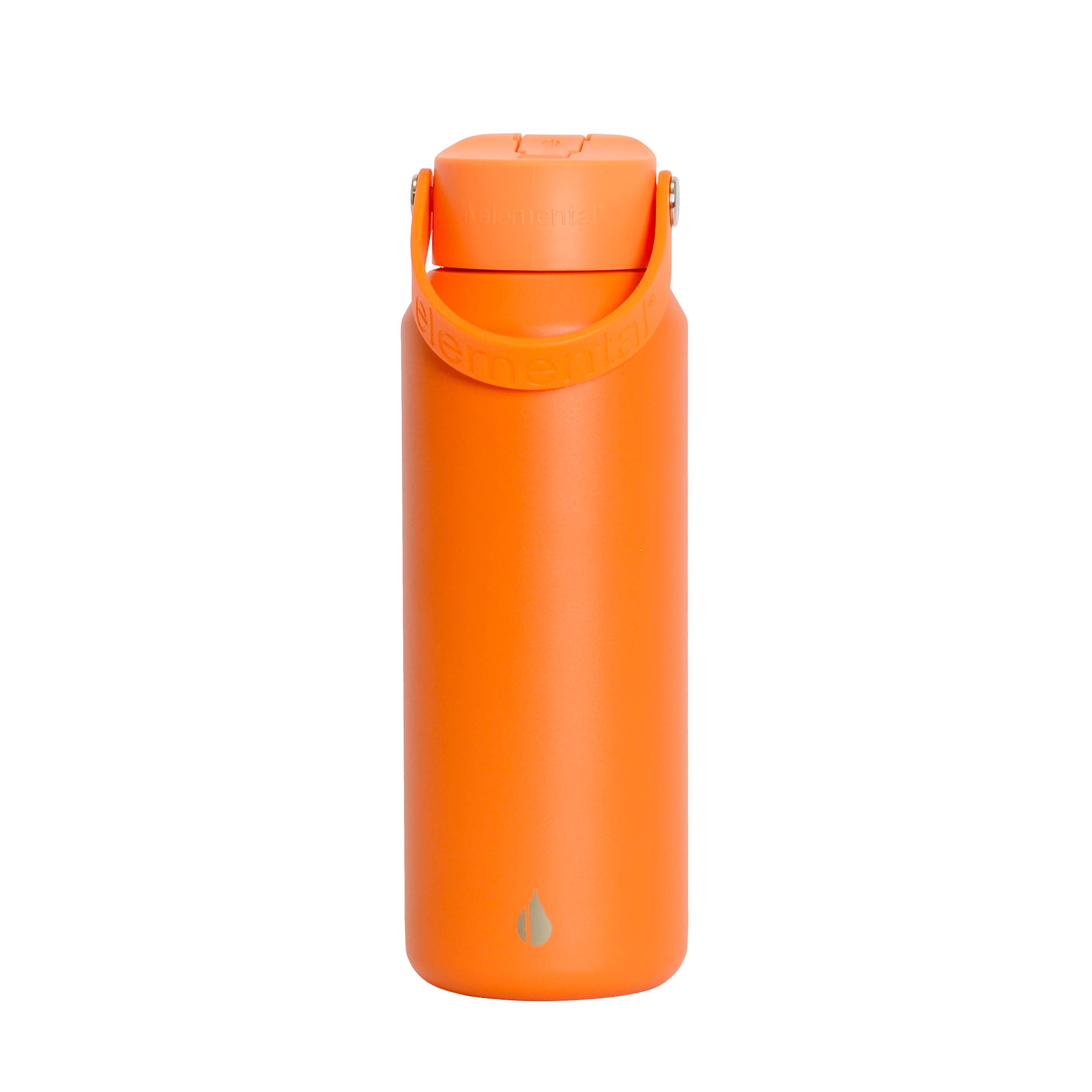 Elemental - Wholesale Water Bottle - Core Insulated Leakproof Bottle w/Handle 40oz - Orange0