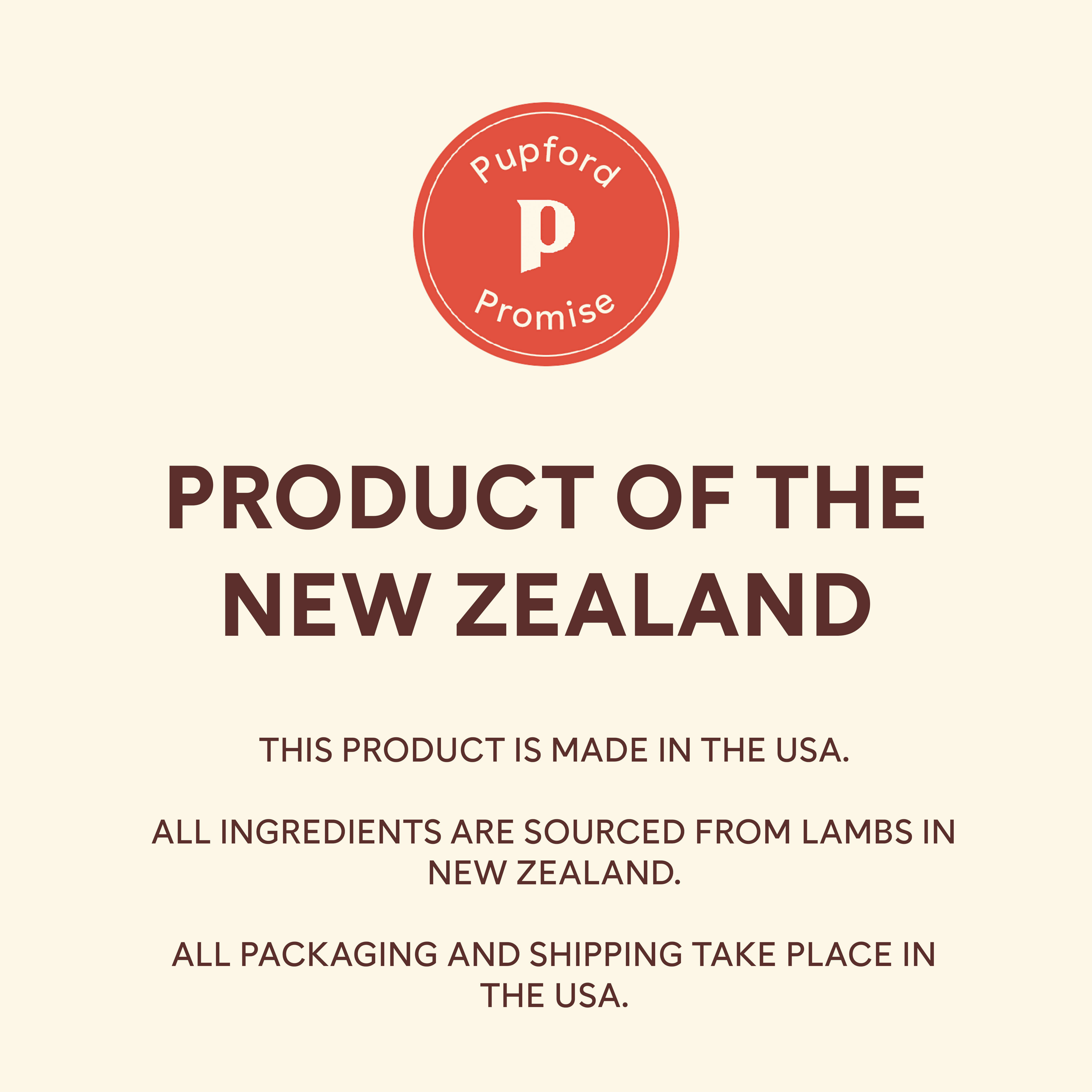 Pupford - Wholesale Pet Treats - Dog - Lamb Jerky Treats 7 oz3