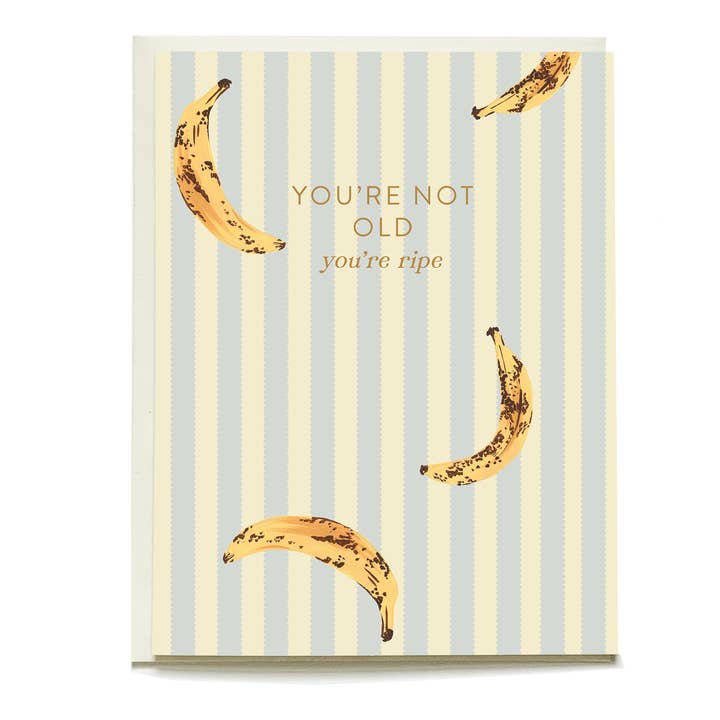 Biglietto di Auguri di Compleanno con Banana Matura per la vendita all'ingrosso da parte di Pen + Pillar