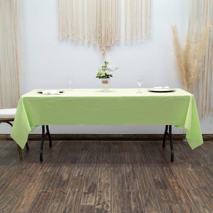 Plastic Table Cover Roll 40" x 100ft - Apple Green for wholesale on Faire5