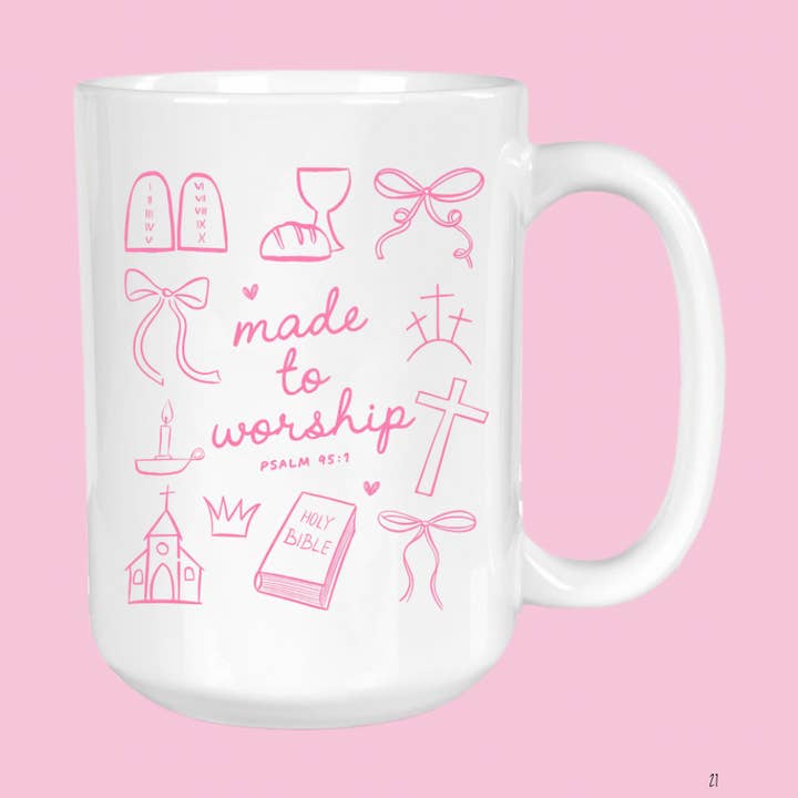 Tasse à café "Fait pour adorer" pour la vente par GirlySips