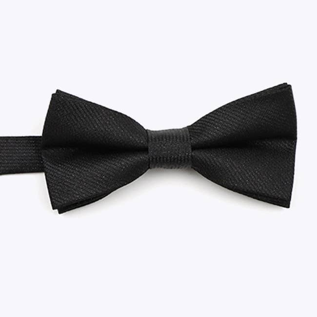Unipap's - Wholesale Bow Tie - Kids - Black Sequin Bow Tie No.1 Child in Polyester "Léonard"