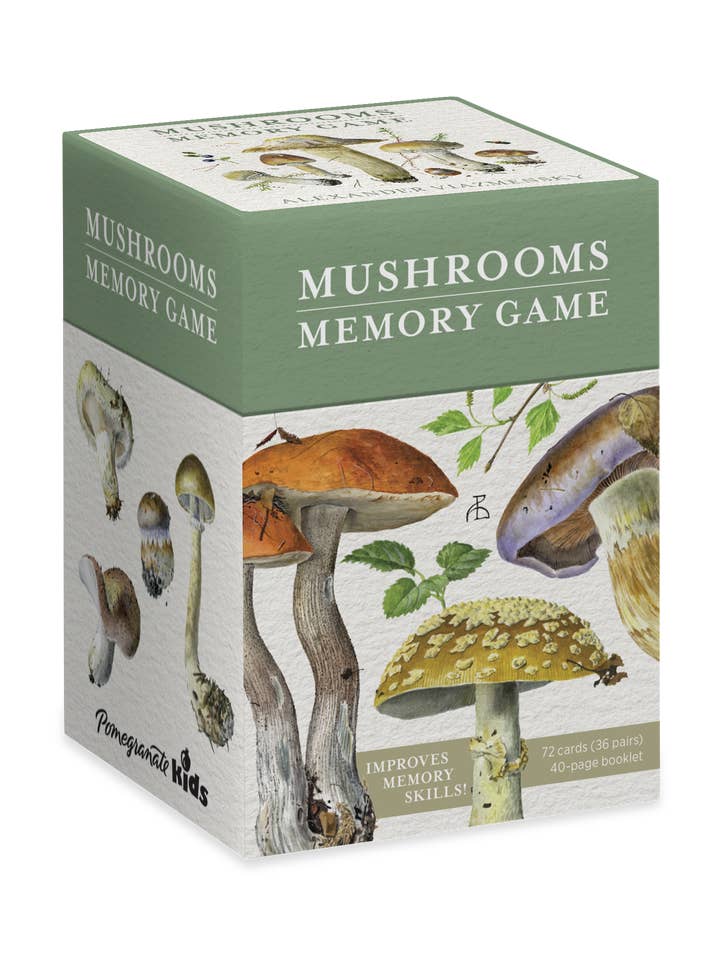 Mushrooms: Alexander Viazmensky Memory Game for wholesale by Pomegranate