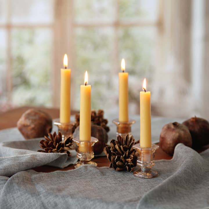 Big Dipper Wax Works - Wholesale Tapered Candle/Candlestick - Taper Candles – 100% Pure Beeswax – 5” Hand-Dipped1