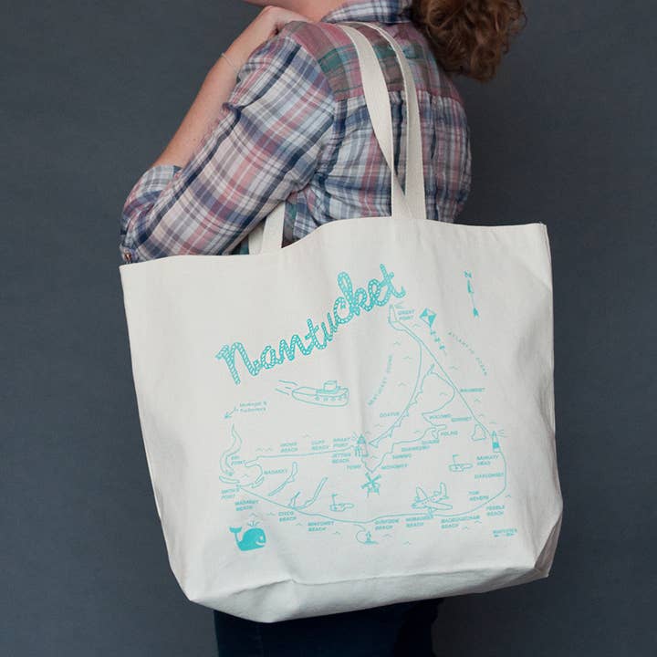 Maptote - Wholesale Tote Bag - Unisex - Nantucket Beach Tote1