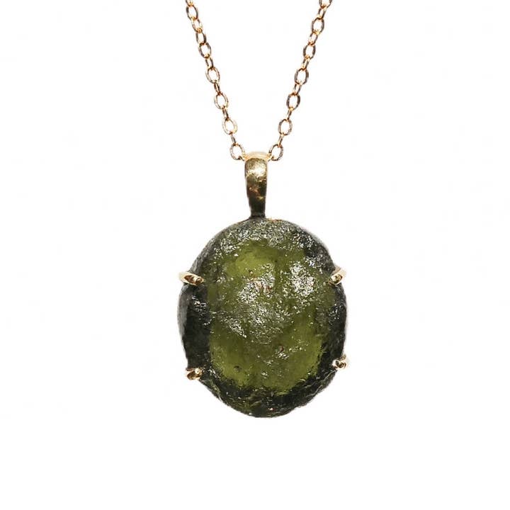 Sacred Ceremony - Wholesale Pendant/Charm Necklace - Certified Czech Republic Moldavite Pendant Necklace