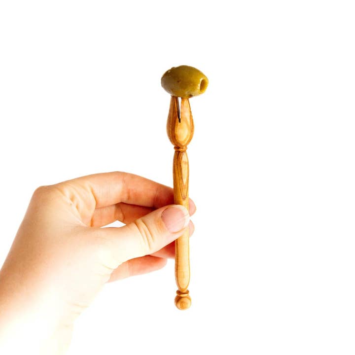 Augurkvork van olijfhout voor wholesale door Vesper & Vine