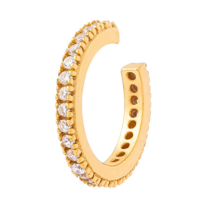 Sparkle Ear Cuff Guld for engroshandel hos Cartilage Cartel Ltd