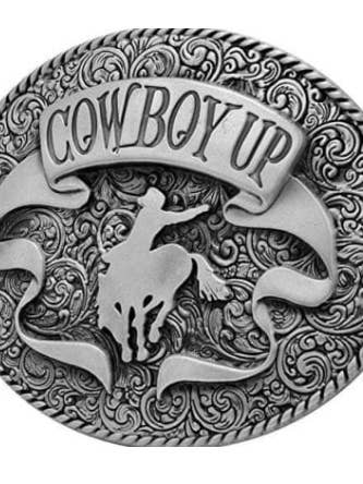 WHOLESALE Cowboy Up Belt Buckle 1187 for wholesale by SimpleNGreat