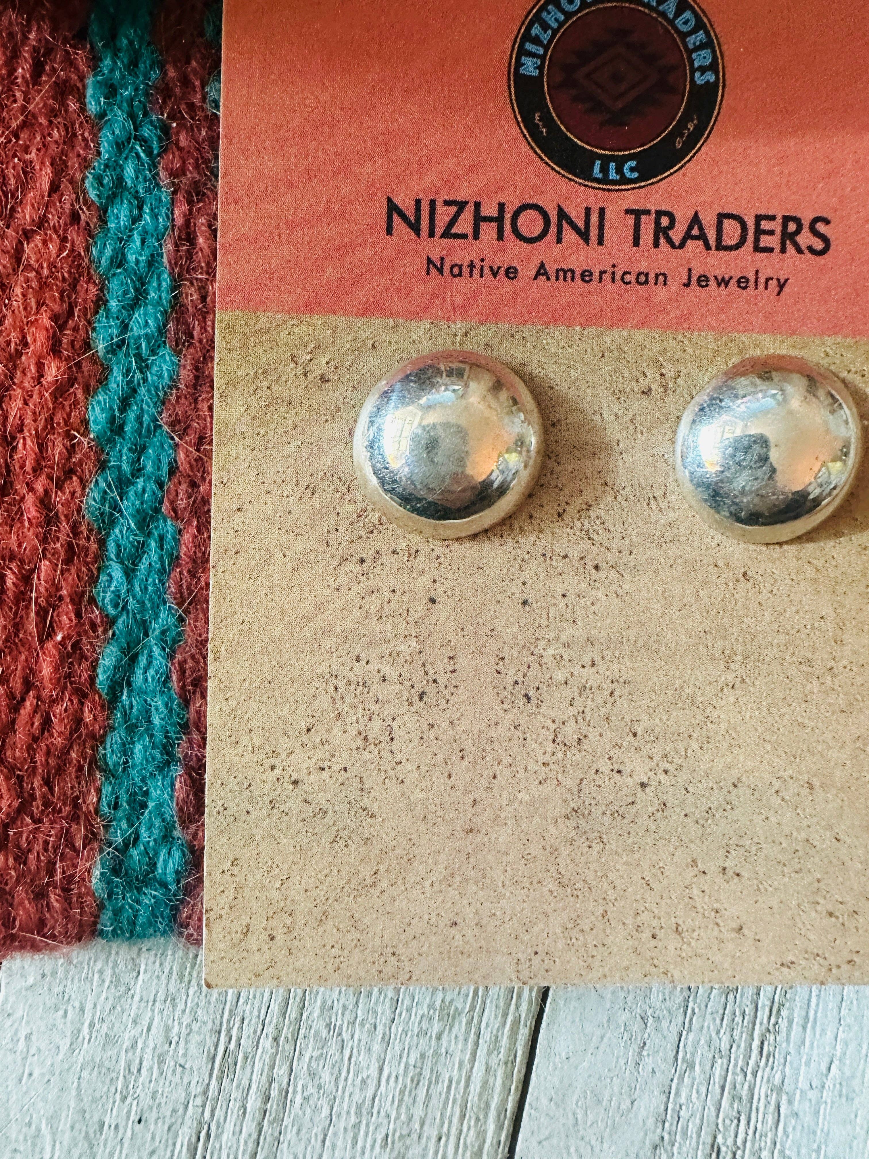 Nizhonitradersllc - Wholesale Stud/Post Earrings - Navajo Sterling Silver Stud Earrings2