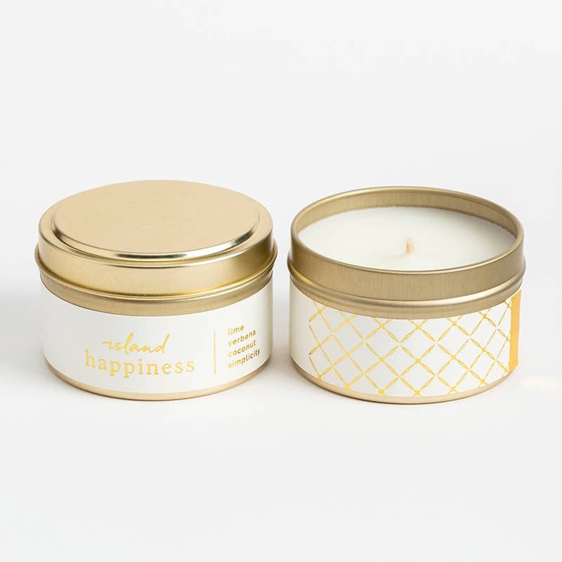 Prosperity Candle - Venta al por mayor Vela aromática de viaje - Set de Velas de Viaje de Felicidad en Lata - Hecho a Mano2