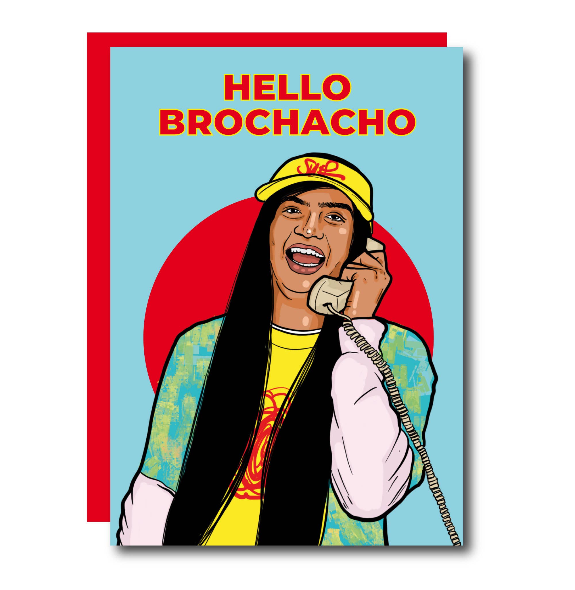 Studio Soph (We Pay Your Import Fees - We Ship DDP) - Venta al por mayor Tarjetas de felicitación - Tarjeta de Felicitación Hola Brochacho0