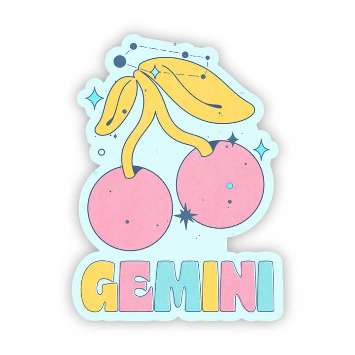 Big Moods - Wholesale Sticker - Gemini Astrology Sign Sticker1