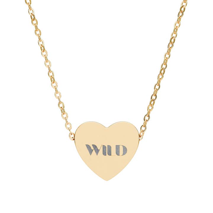 WILD Heart Necklace, Fun Daily Jewelry for wholesale by MARA Style