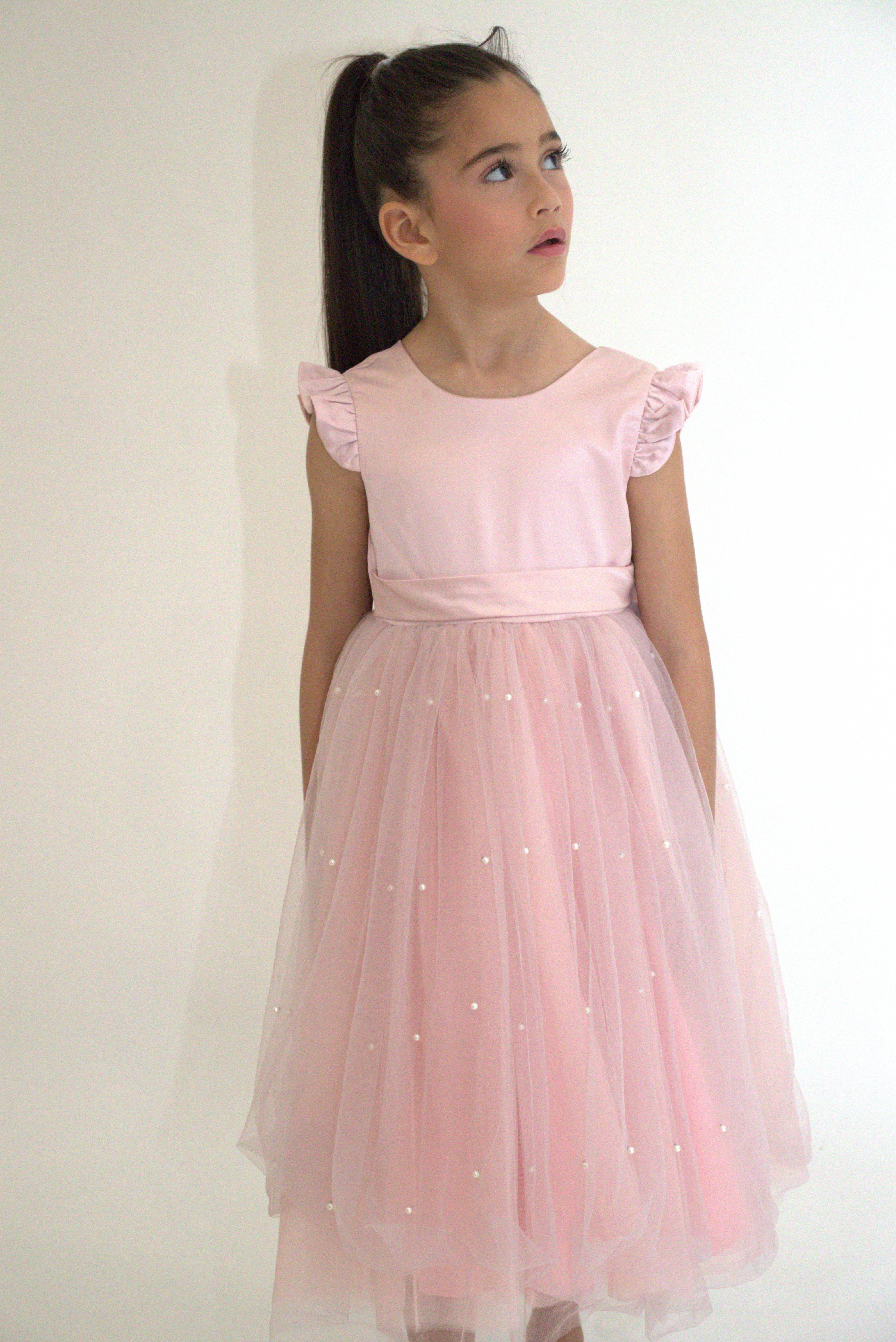 Yuko B - Wholesale Dress - Kids - ALICE Girl's Dress - Pink3