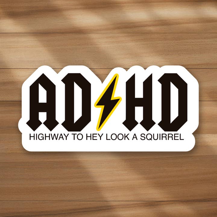 Mini-klistermärke - ADHD för wholesale av LNZ Custom Design