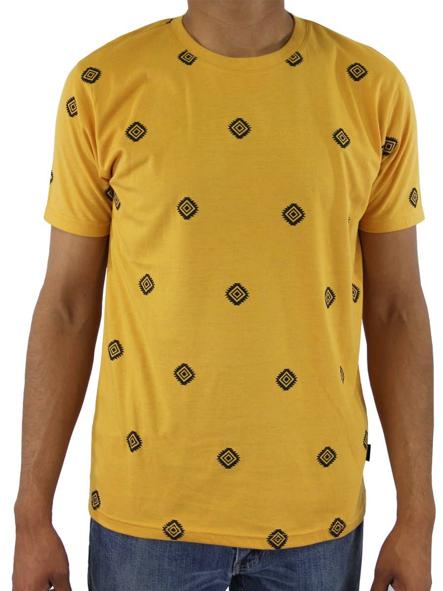 Dikotomy – Engroshandel T-shirt – til mænd – Aztec Diamond Crew Neck Tee Sku: W1100-0604pt2