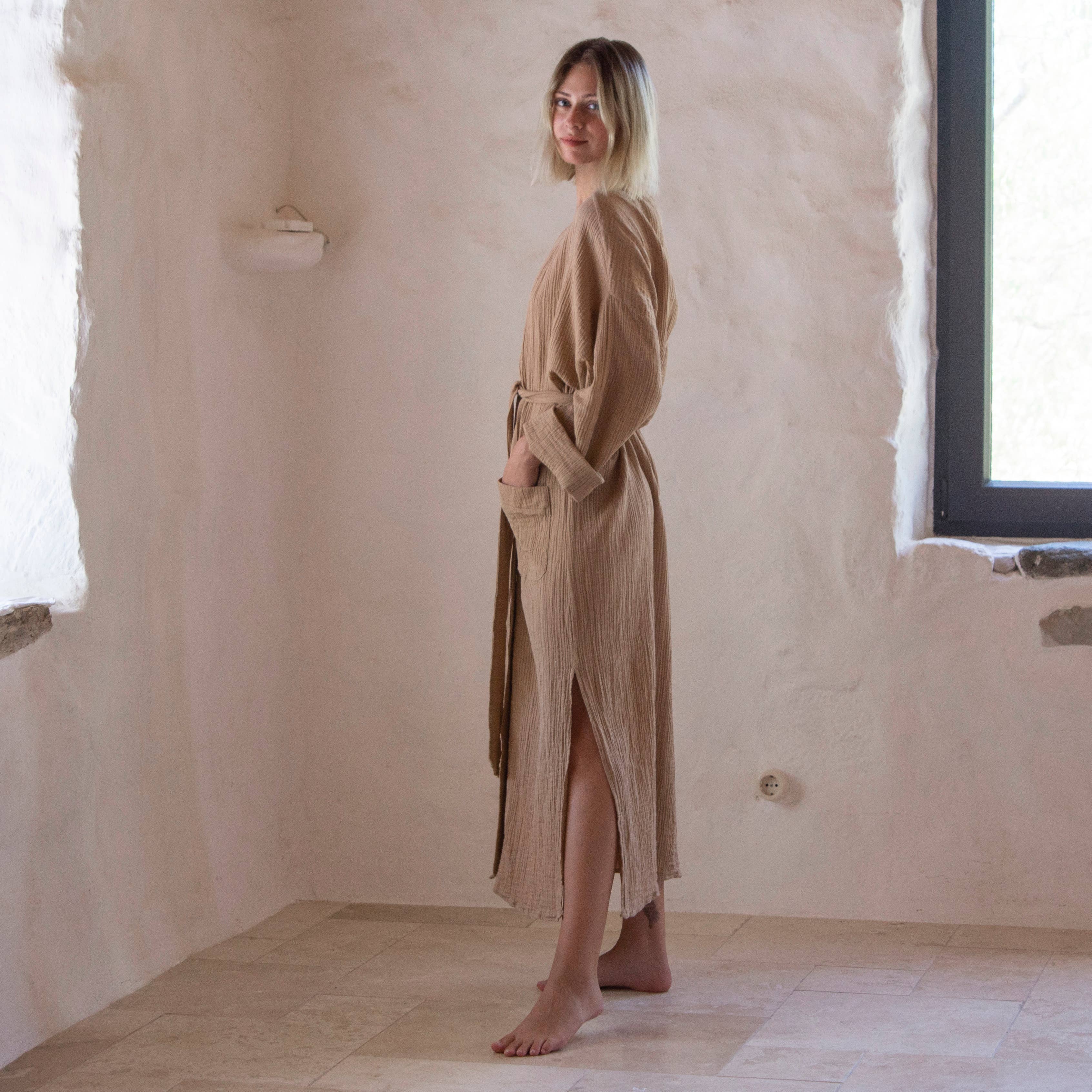 loom.ist - Wholesale Robe - Women's - Muslin double-layered cotton robe13