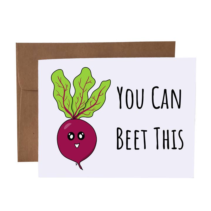 You Can Beet This Bet Pun Greeting Card for wholesale by SKP ink