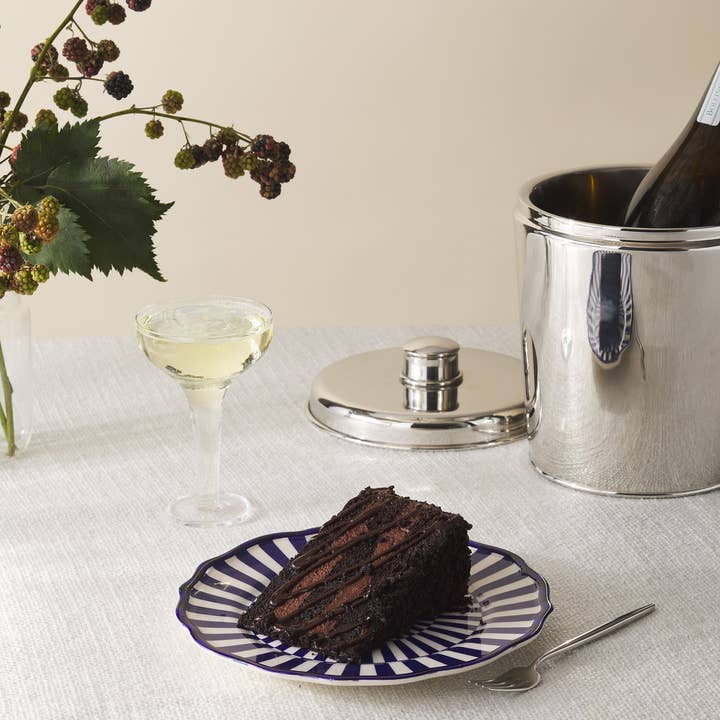 Maison Madison Home - Wholesale Dinner Plate - Riviera Hand-Painted Dessert Plate 9"3