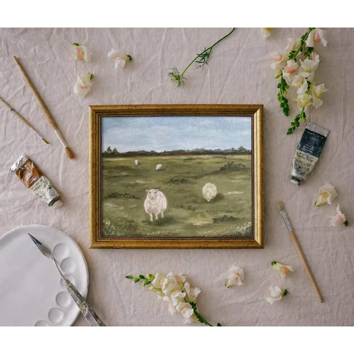 Krista Kim Studio - Wholesale Art Print - SHEEP IV - Art Print (unframed)2
