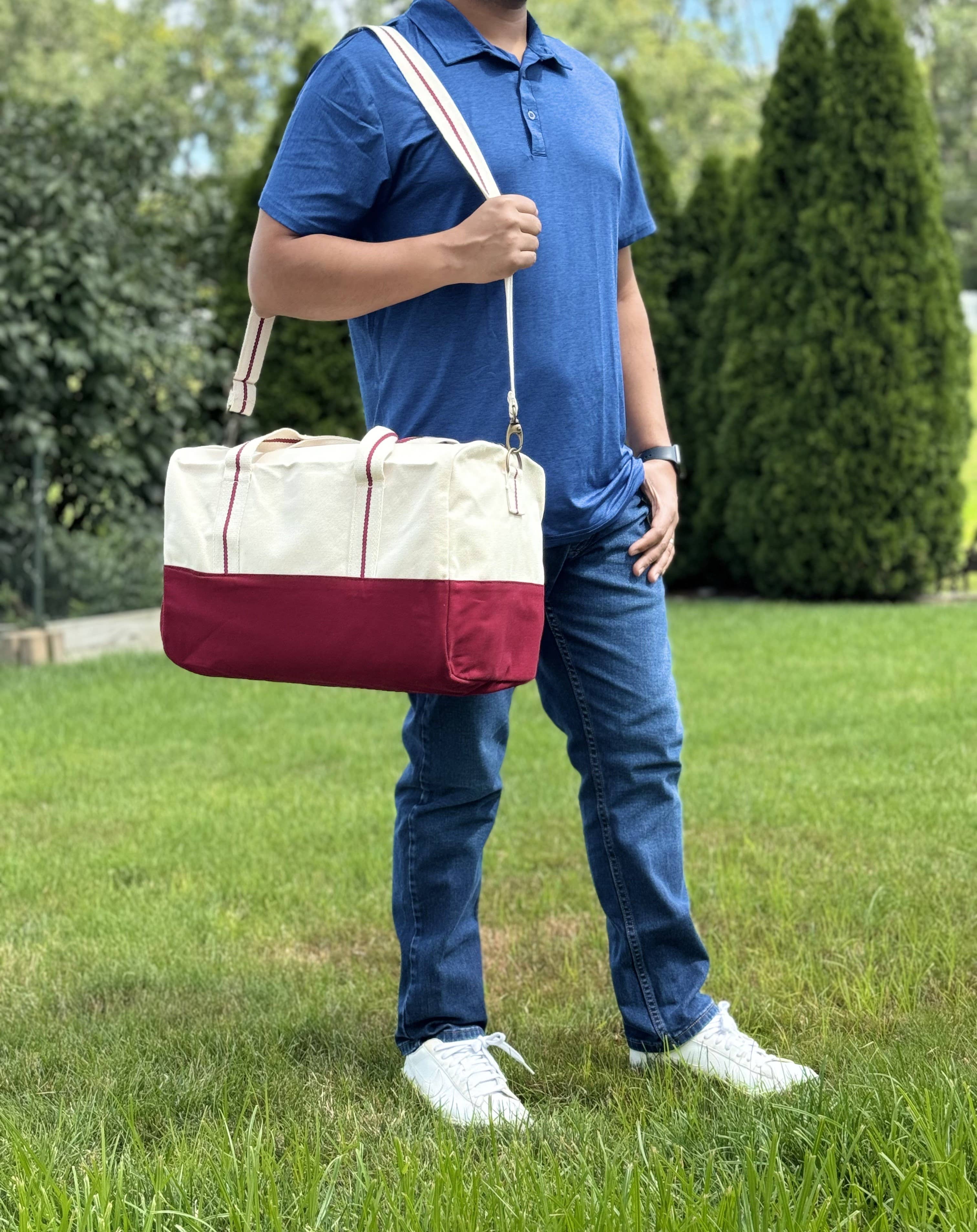 US Bags - Wholesale Weekender Bag - Unisex - Heavy Duty Canvas Carry-on Duffle Bag | Weekender Travel2