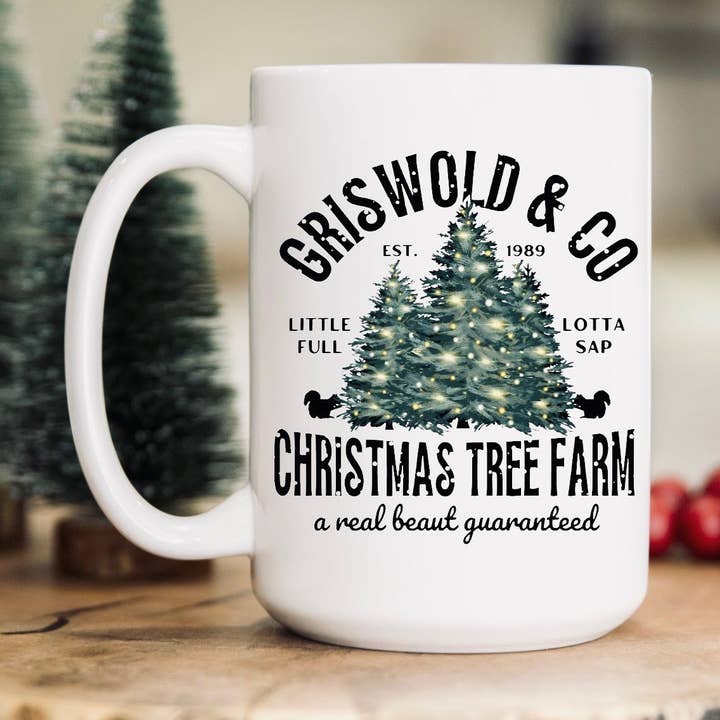 Griswold Tree Farm Mug for wholesale by Rustic Girls