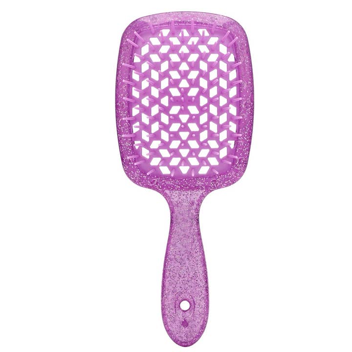 MEHIAZ - Wholesale Hair Brush/Comb - Glitter Vent Paddle Hair Brush – Detangling & Styling Brush
