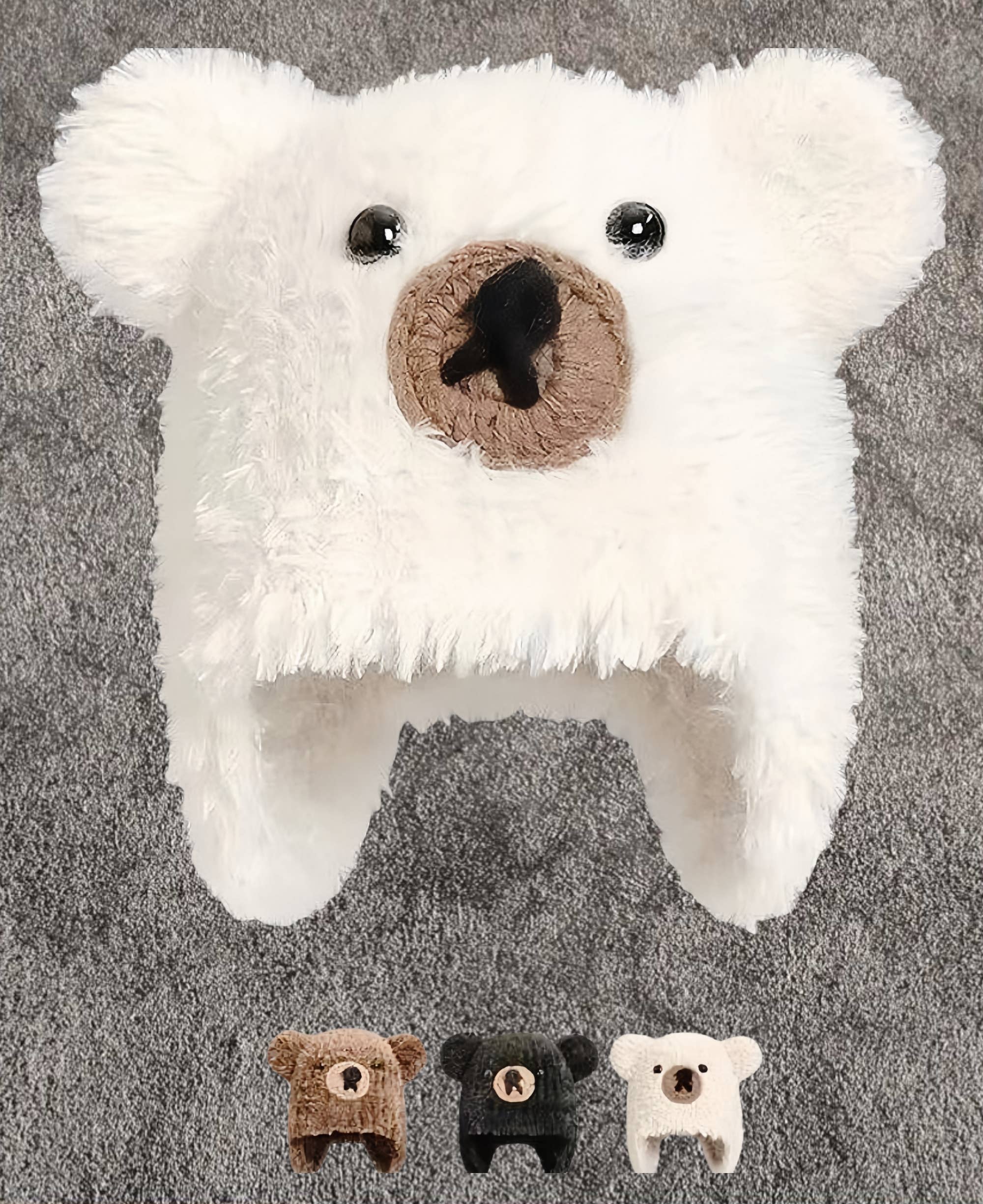 JC Sunny Fashion - Wholesale Beanie - Women's - JCH903302 Cozy Fleece Bear Hat with Ear Flaps6