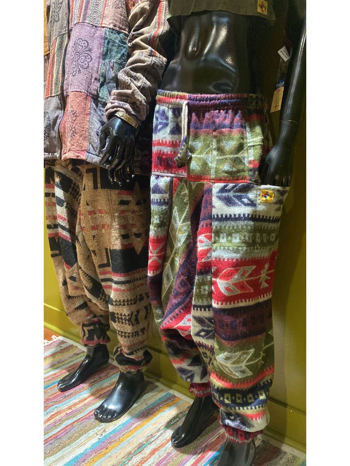 Katmandu Trading Co. - Wholesale Pants - Women's - Acrylic Cargo Pocket Harem Pants (Assorted)7