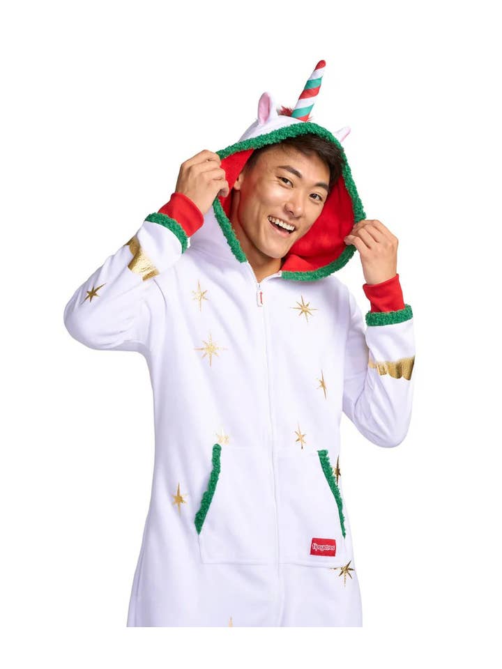 Tipsy Elves - Wholesale Onesie - Unisex - Festive Fantasy Unicorn Unisex Adult Christmas Onesie