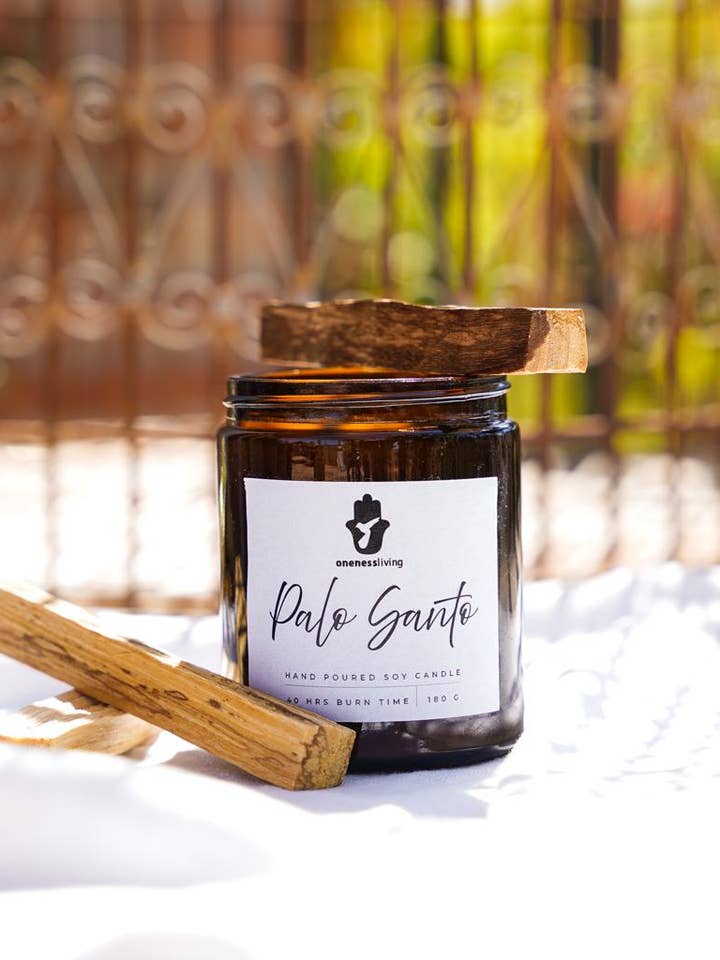 Palo Santo Candle for wholesale by Oneness Living