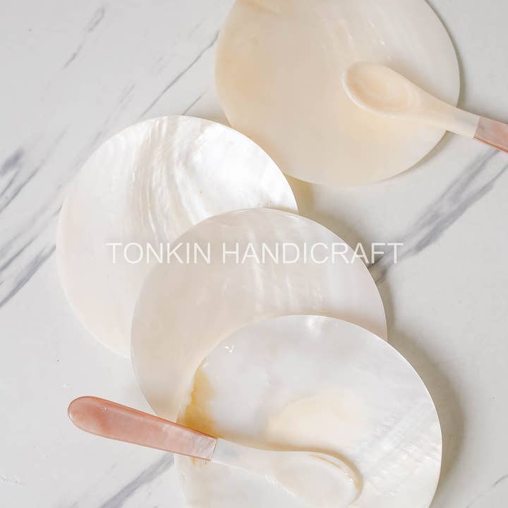 Tonkin Handicraft - Wholesale Serving Plate - Mother of Pearl Caviar Plate 57