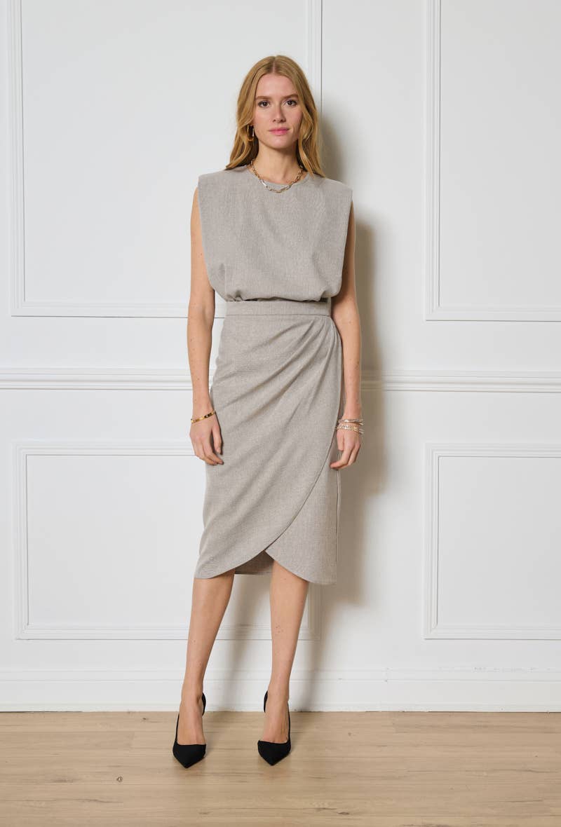 LULUMARY – wholesale Stickad topp - Dam – Strukturerad topp GL02022