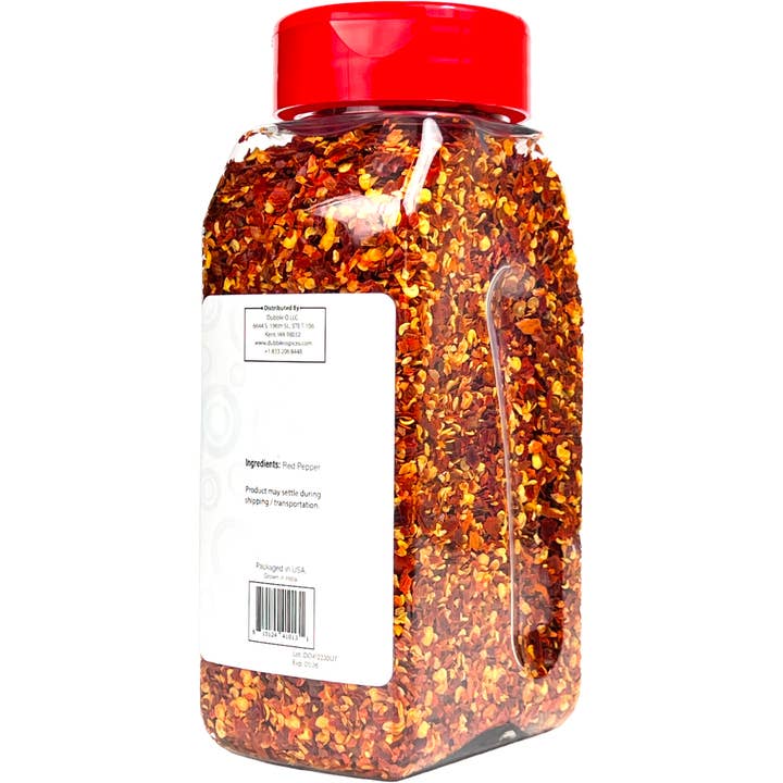 Dubble O - Wholesale Dried spice - Crushed Red Pepper / Chili Flakes - 6 oz.3