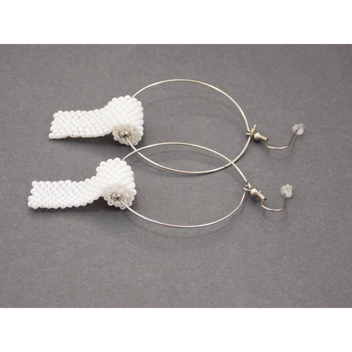 Ninolia - Wholesale Hangende/ronde oorbellen - Witte toiletpapier oorbellen Nieuwigheid sieraden Lol Gag Cadeau voor Vrouwen Doctor Gift Spoof Quarantine 2020 Epidemic Virus Meme Funny Prunk Humor5