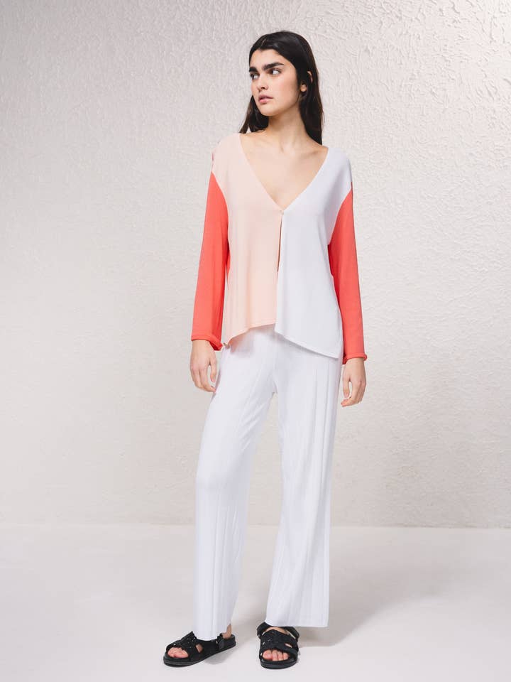 249164 - Multicolor knitted coat for wholesale by SMF