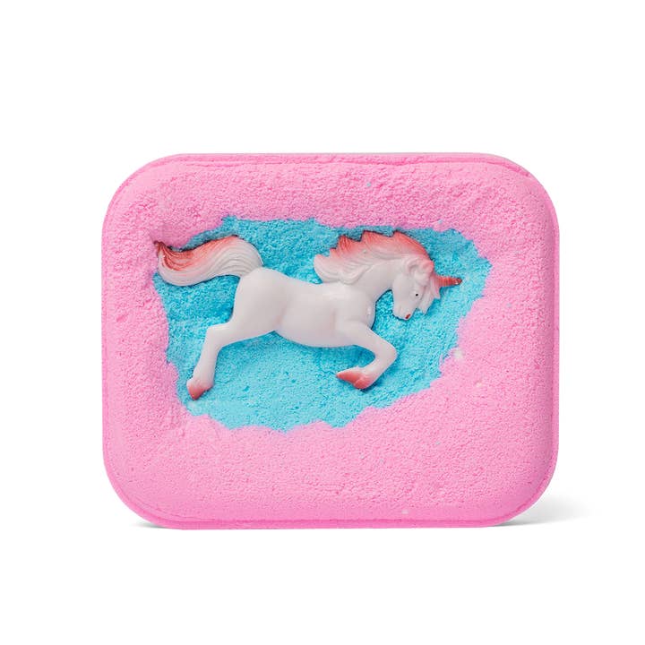 Gigantic Bath Bomb 1LB, Mega Unicorn Toy Surprise Pink/Blue for wholesale by Purposeful Bliss - Fizzy Magic