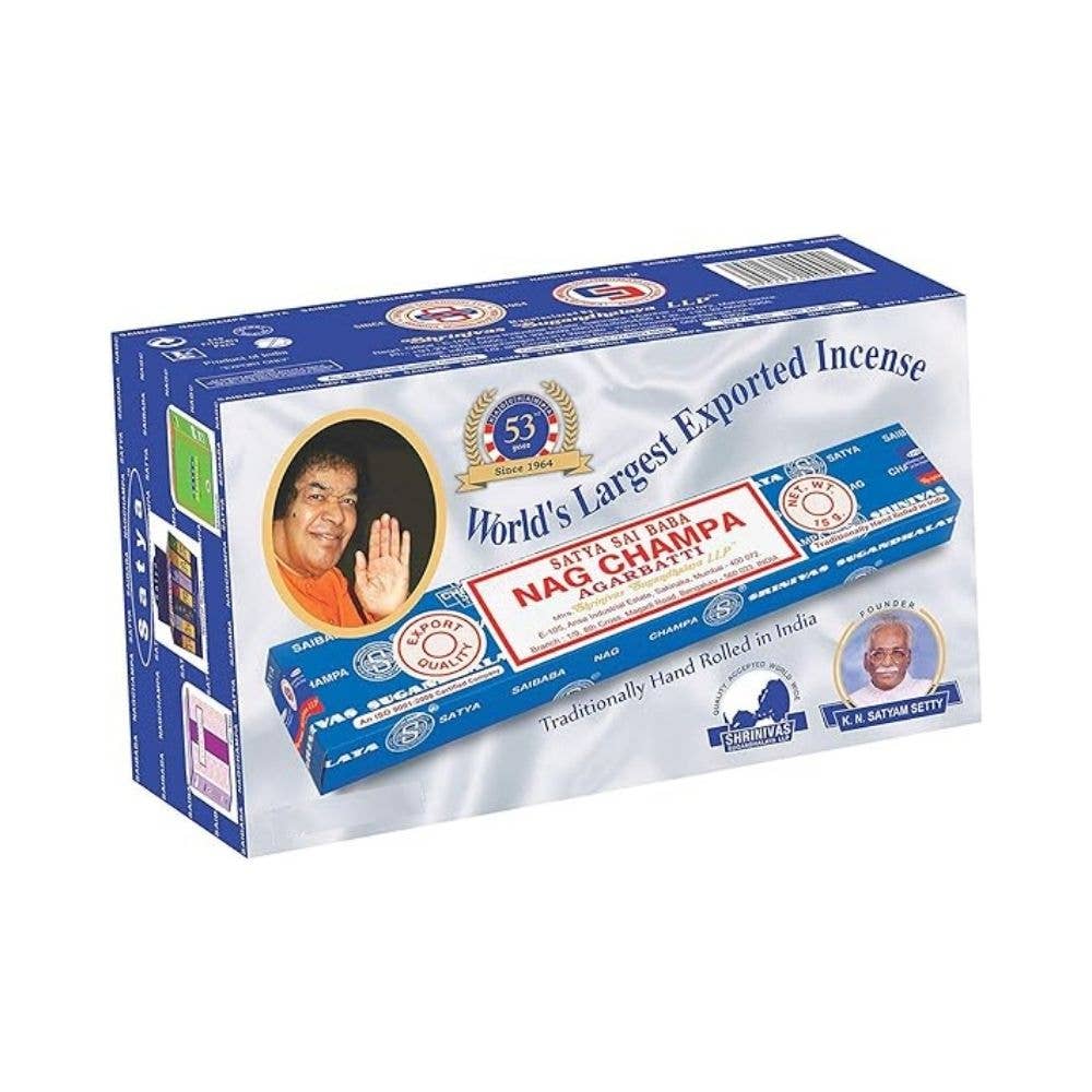 Earths Elements Wholesale - Wholesale Incense - Satya Nag Champa Incense, 40 Gram