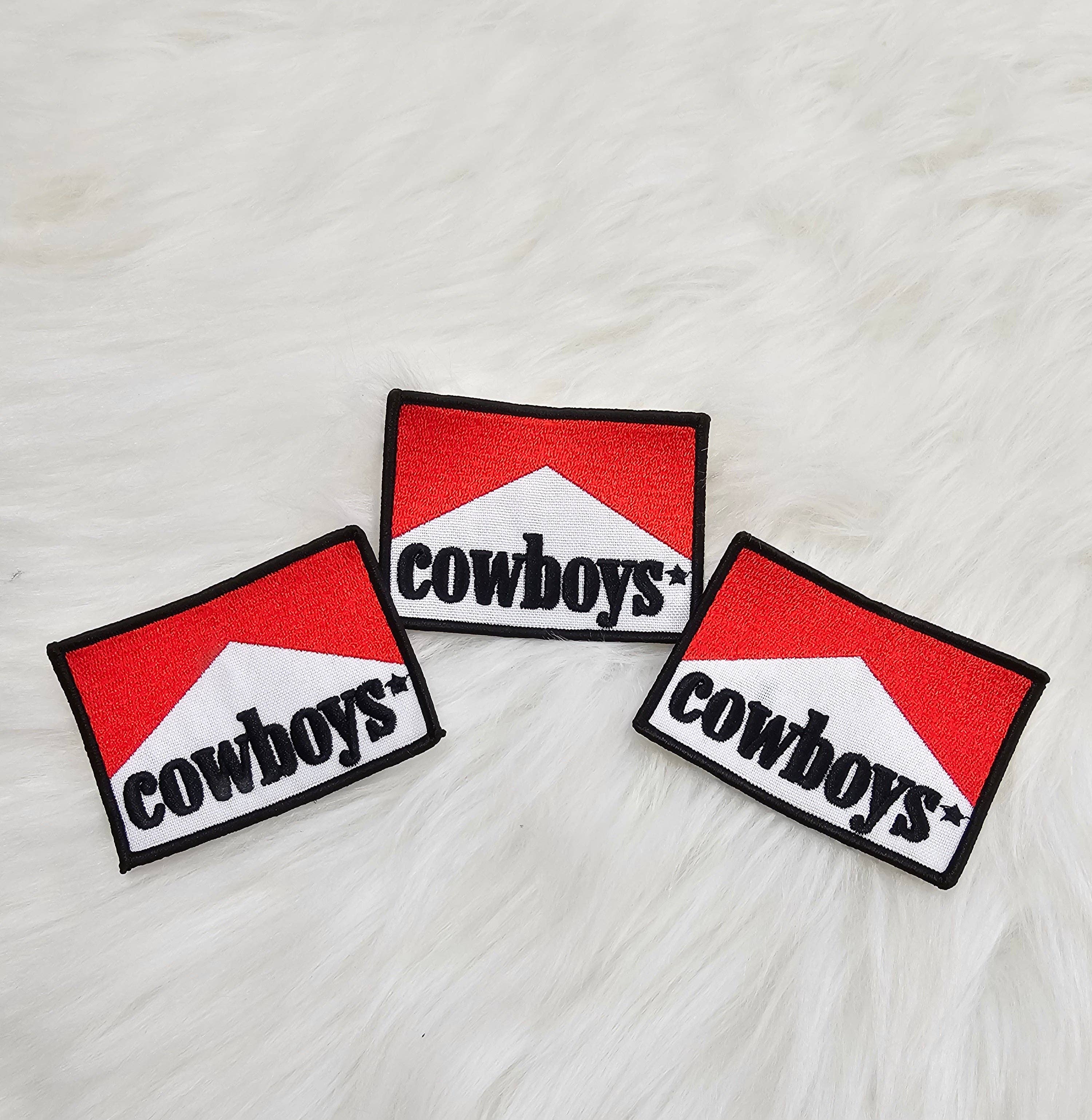 Scratch Decor - Wholesale Patch - Cowboys Woven Embroidery Iron On Patch1