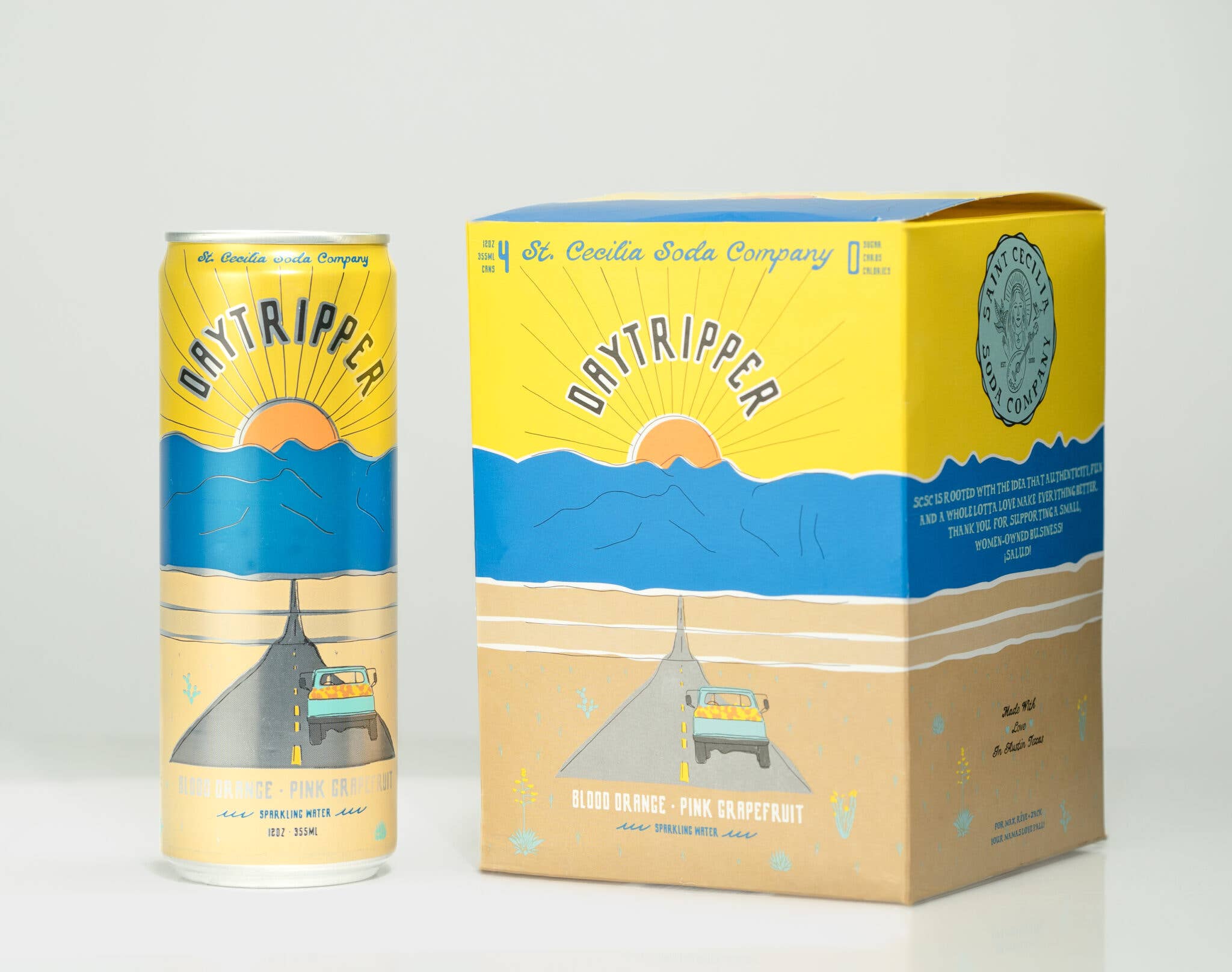 Alta Gama Foods - Wholesale Soda/Carbonated Drink - St. Cecilia Soda –Citrus Blend Sparkling Water (Pack of 4 )0