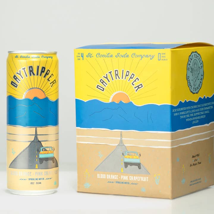 Alta Gama Foods - Wholesale Soda/Carbonated Drink - St. Cecilia Soda –Citrus Blend Sparkling Water (Pack of 4 )