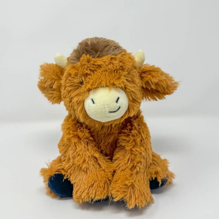 Missy Moo the Highland Coo Stuffed Animal for wholesale by Brown Paper Fox