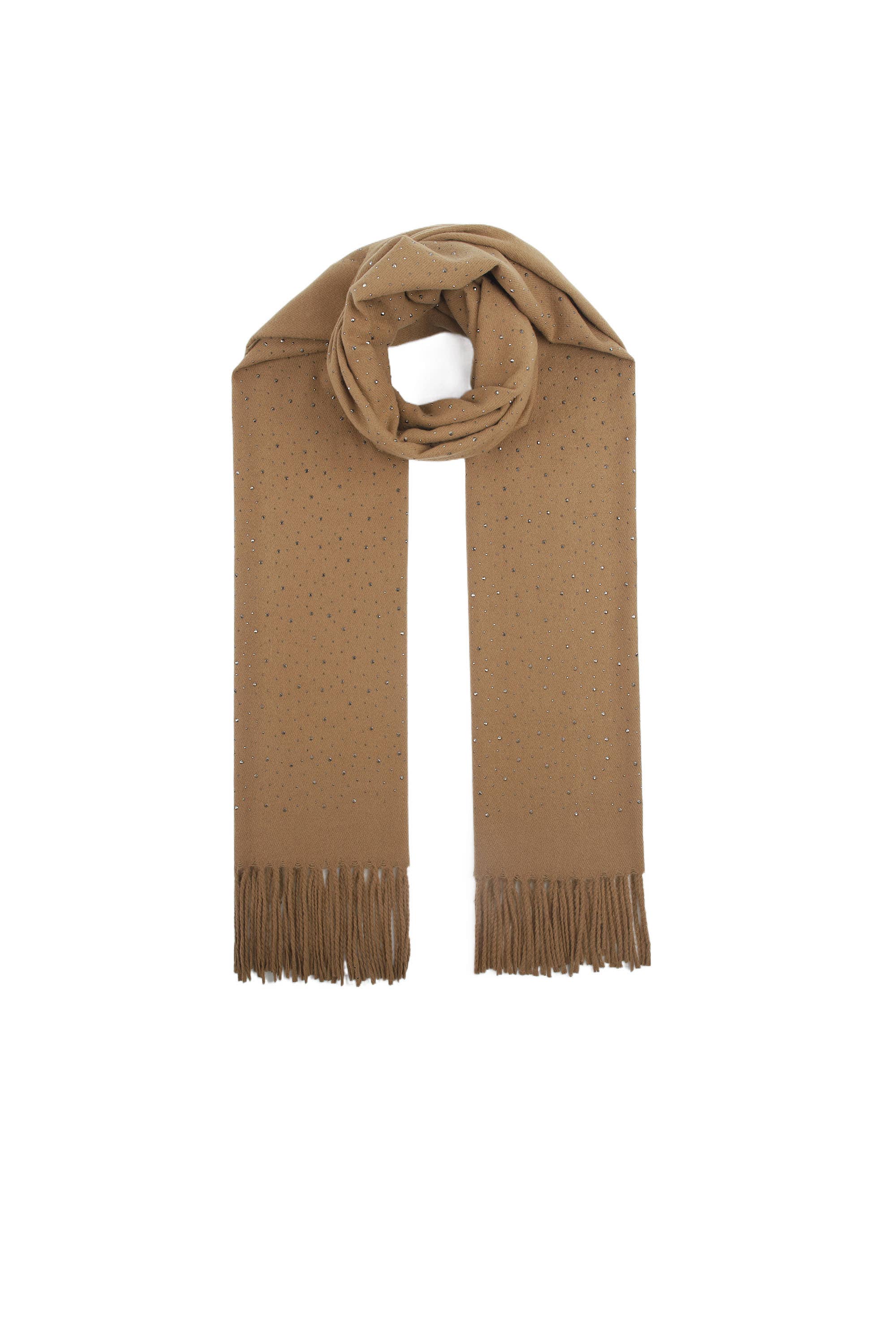 PHANIE MODE - Wholesale Scarf - Women's - E-09300 Scarf with rhinestones and fringes18