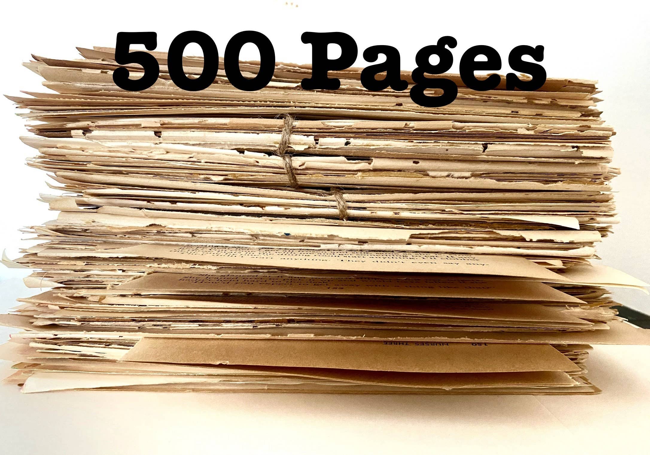 Moonbeam Mercantile - Wholesale Craft Supplies - Vintage Book Page Bundle 1900-1979, Junk Journaling Collage8